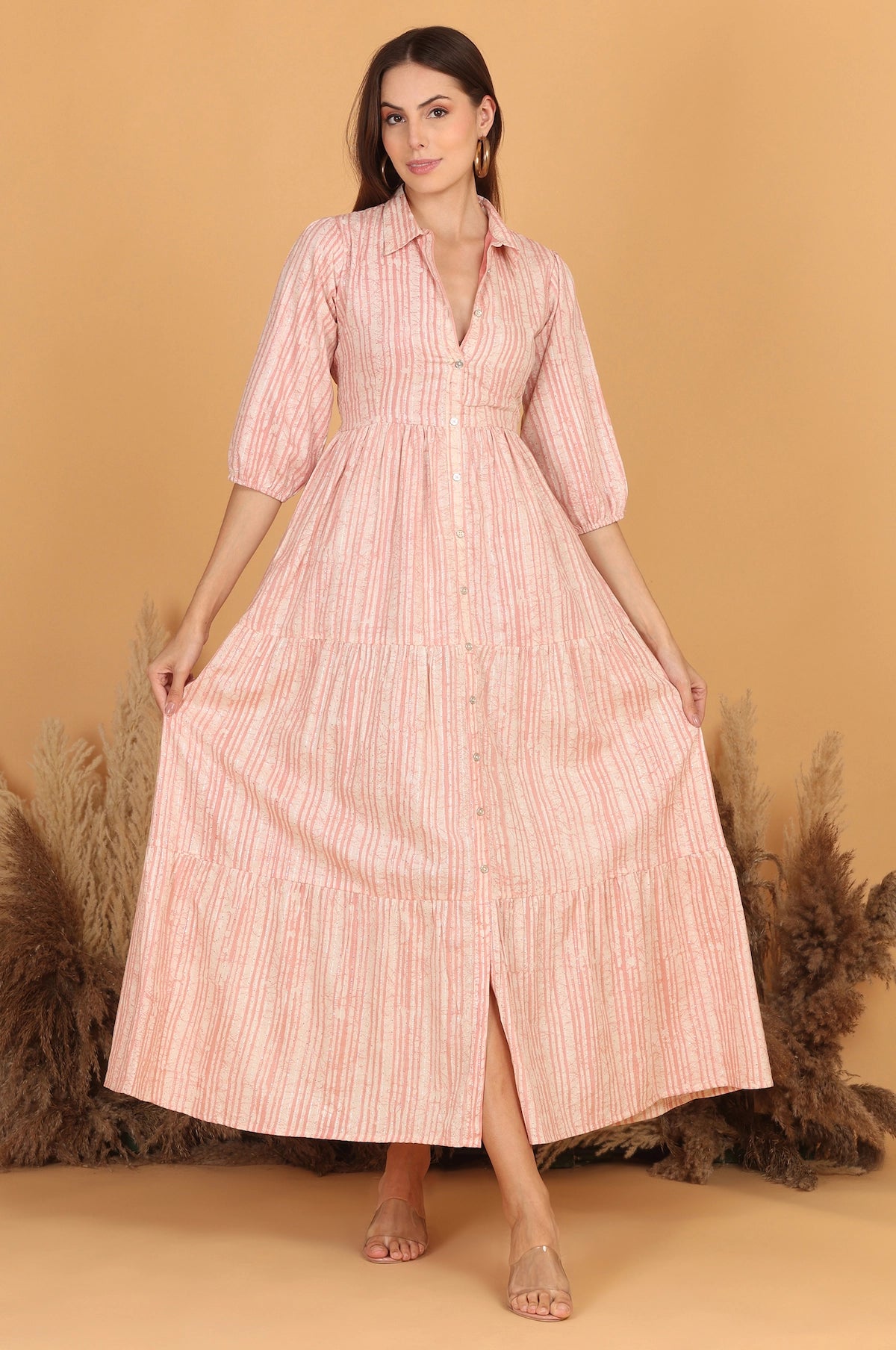 Batik Lurex Weave Dress