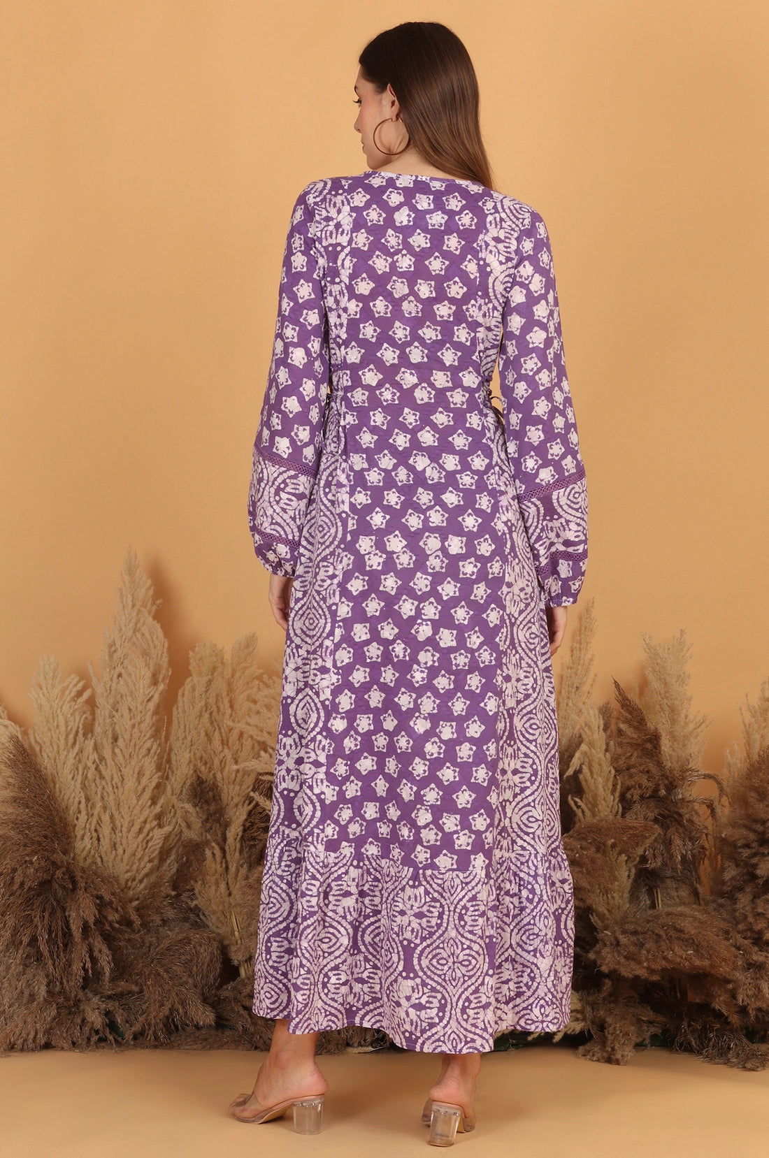 Flora Cinch Batik Dress