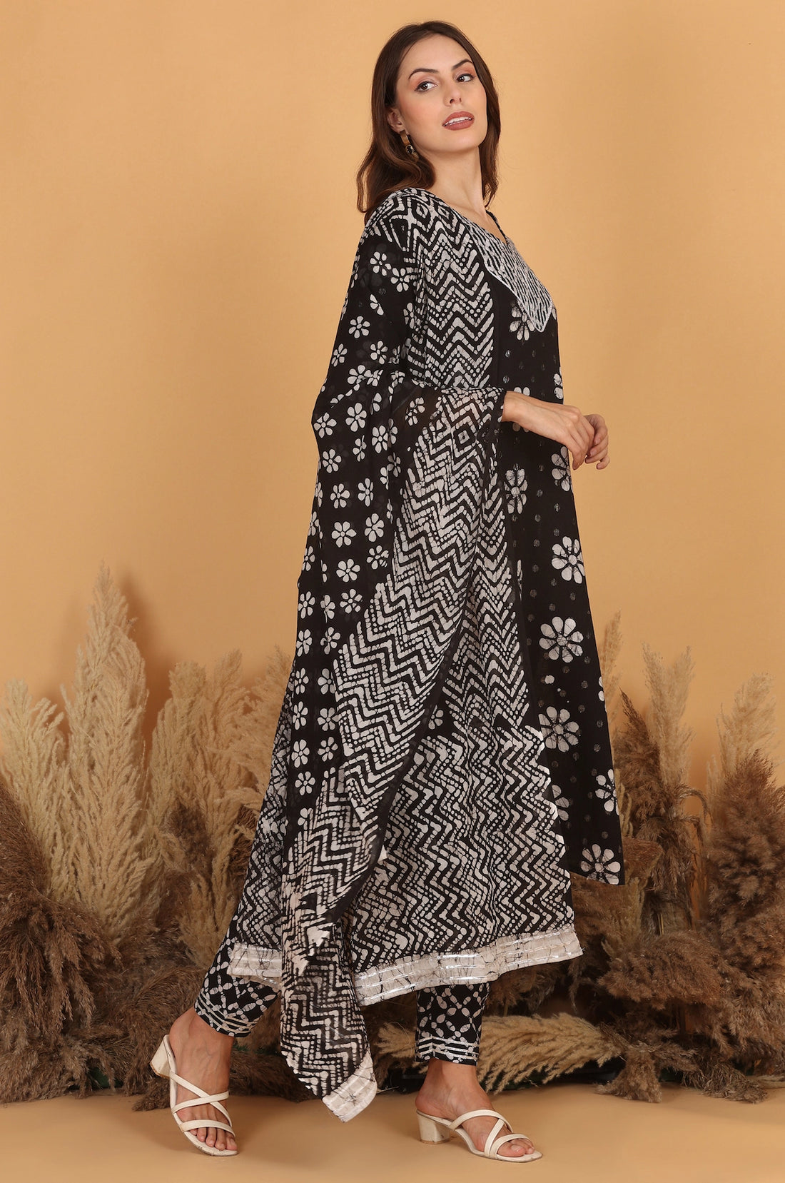 Batik Silver Moon Suit Set