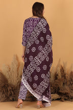 Batik in Alia’s Anarkali Suit - Purple