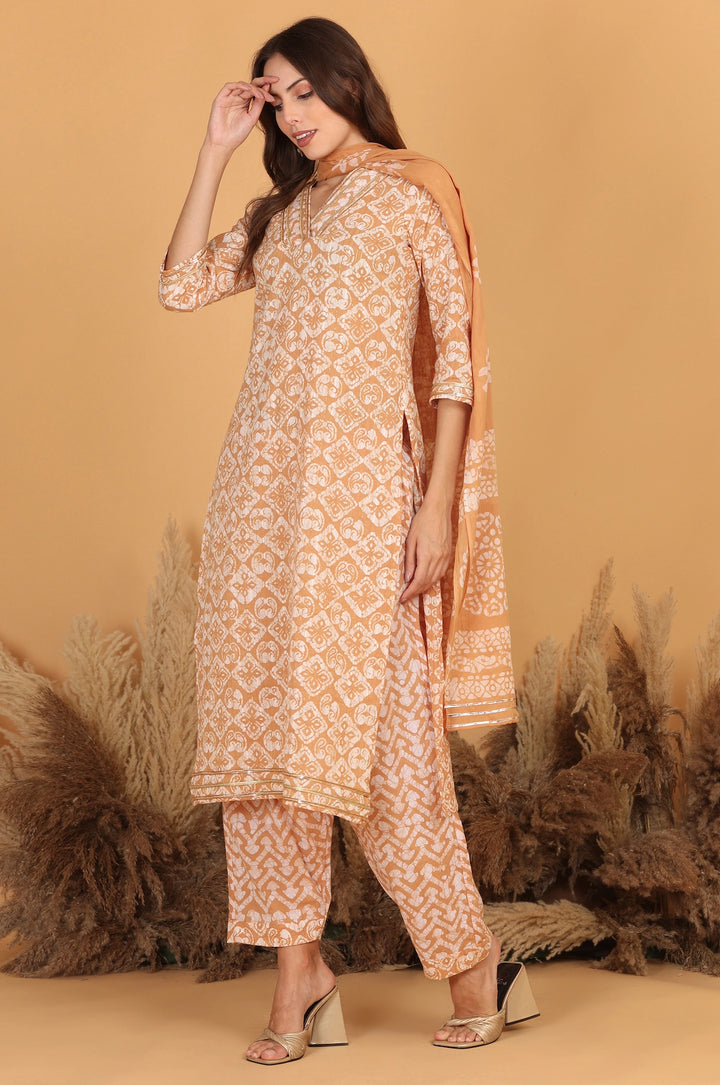 Batik Gota Lurex Suit Set