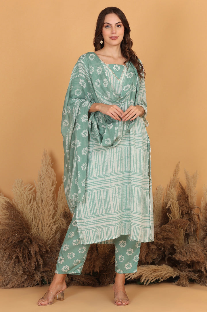 Zindagi Gulzar Hai Batik Suit Set