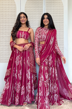 Kira Batik Drape Saree Set