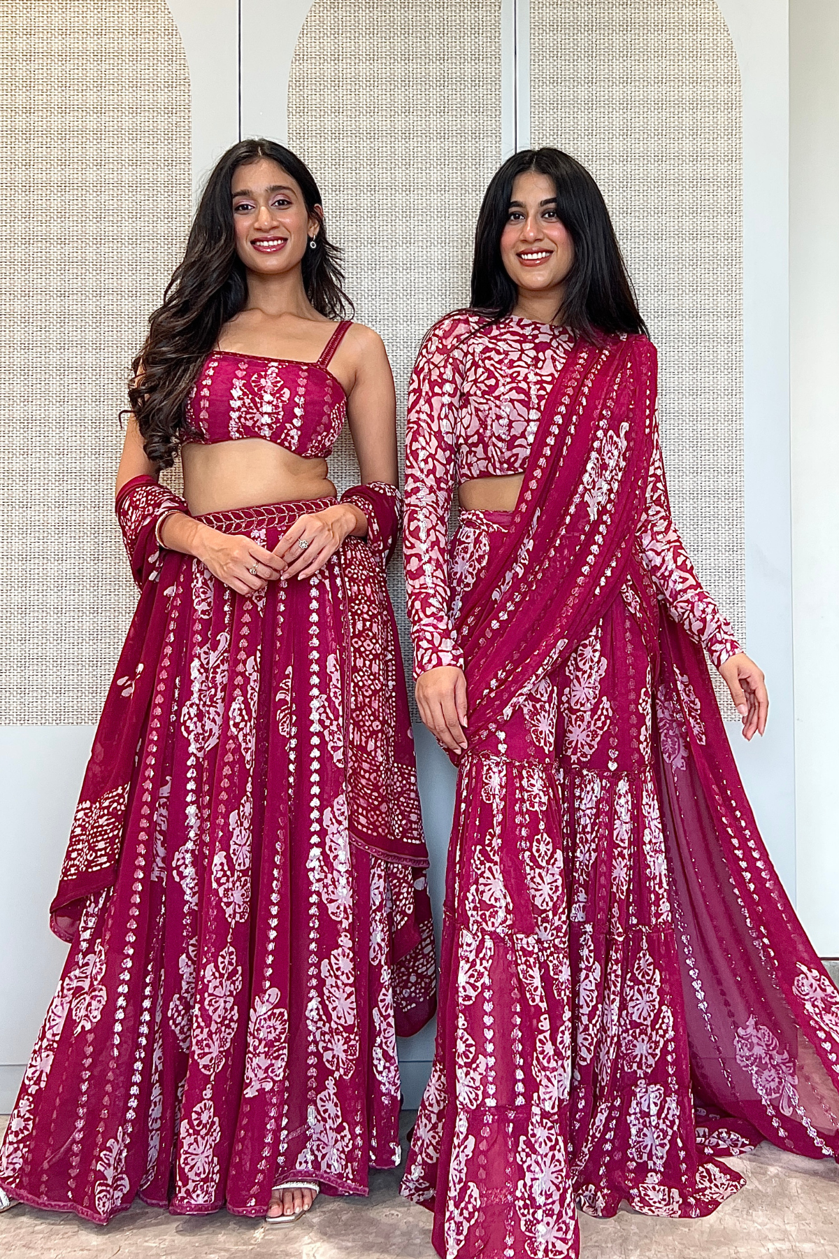 Kira Batik Drape Saree Set