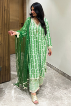Mehrya Green Batik Set