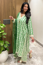 Mehrya Green Batik Set