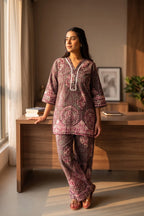 Batik Earth & Rose Co-Ord Set