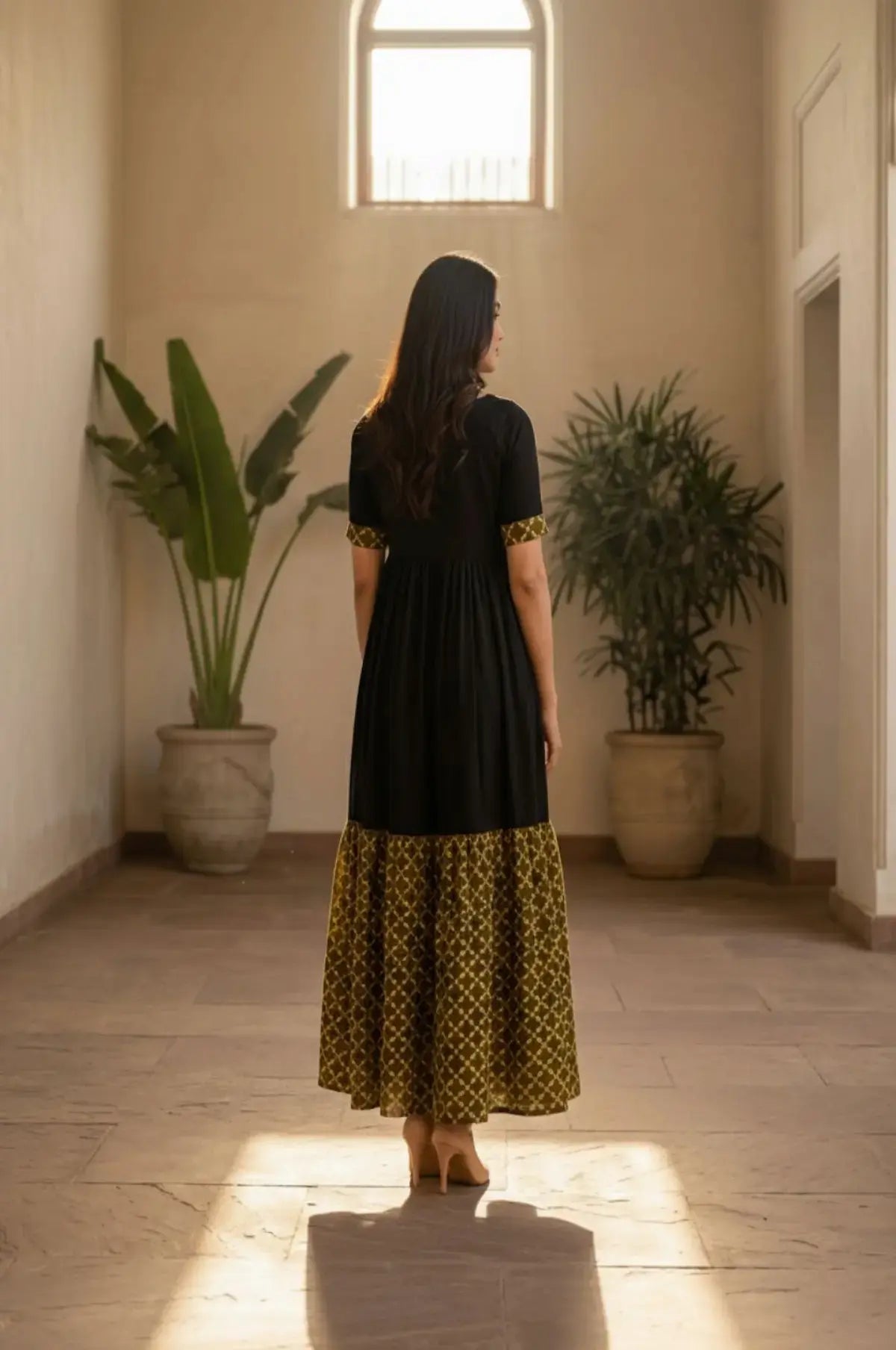 Midnight Mehendi Anarkali Maxi