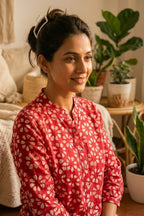 Scarlet Daisy Shirt