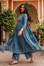 Crushed Batik in Alia’s Anarkali Suit
