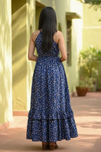 Ocean Muse Batik Halter Maxi