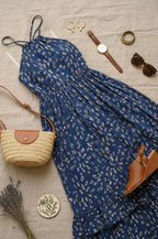 Ocean Muse Batik Halter Maxi