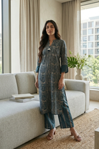 Batik Crazy In Love Suit Set - Rama Green