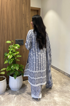 Silver Ash Batik Suit Set