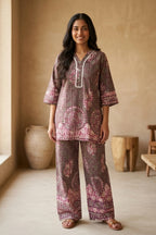 Batik Earth & Rose Co-Ord Set
