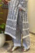 Silver Ash Batik Suit Set