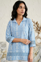 Indigo Rhythm Shirt