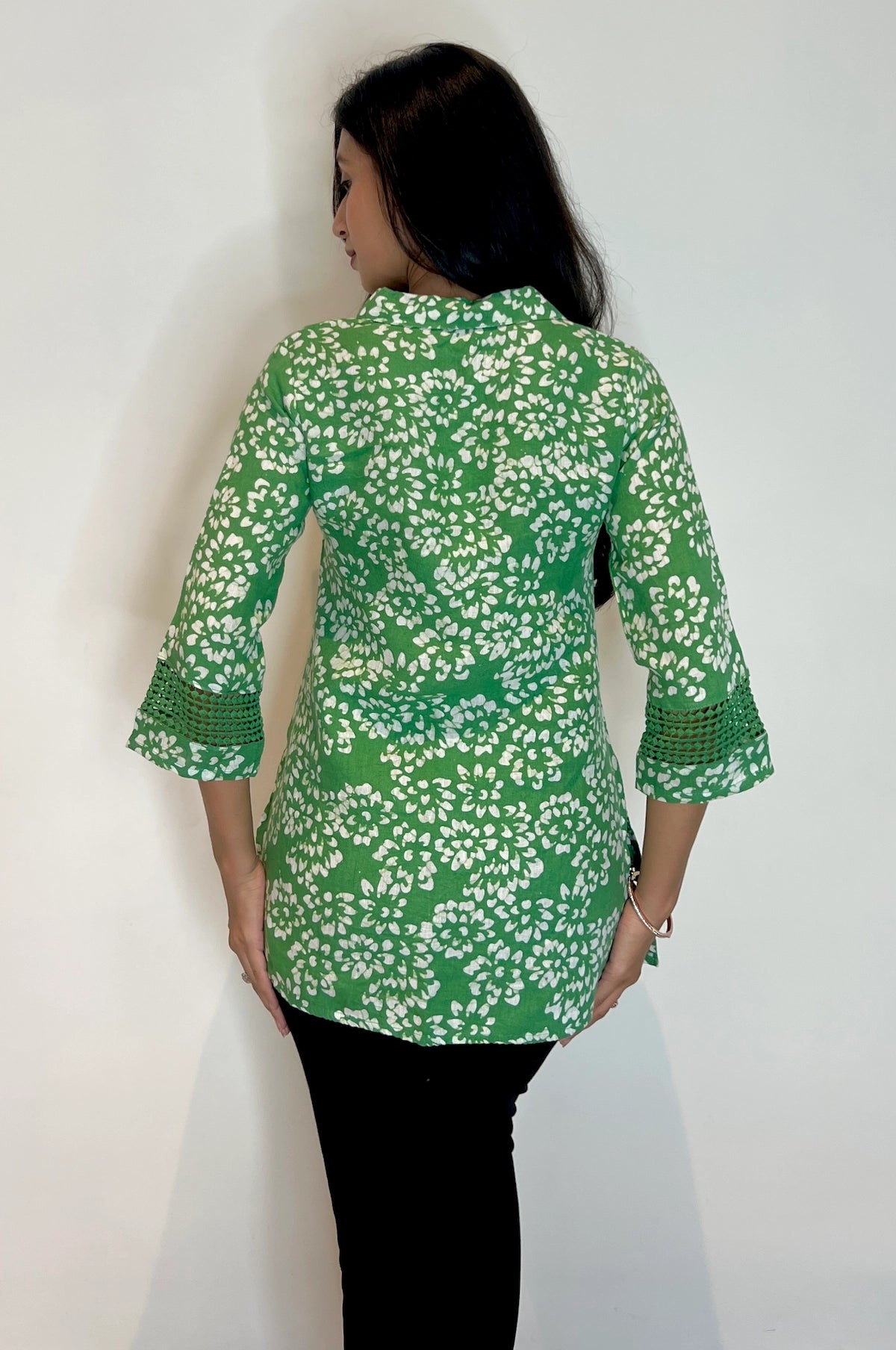Batik Artisnal Lace Tunic