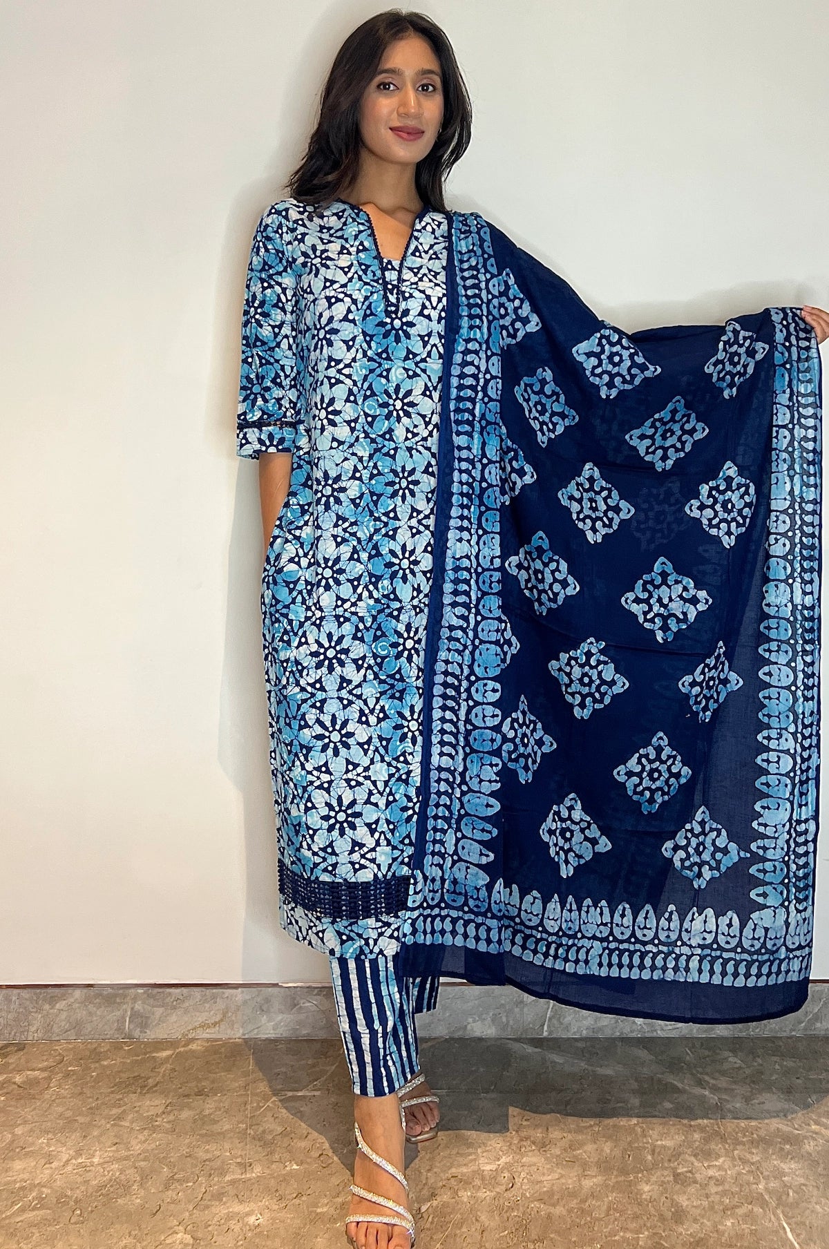 Batik Twilight Sky Suit Set