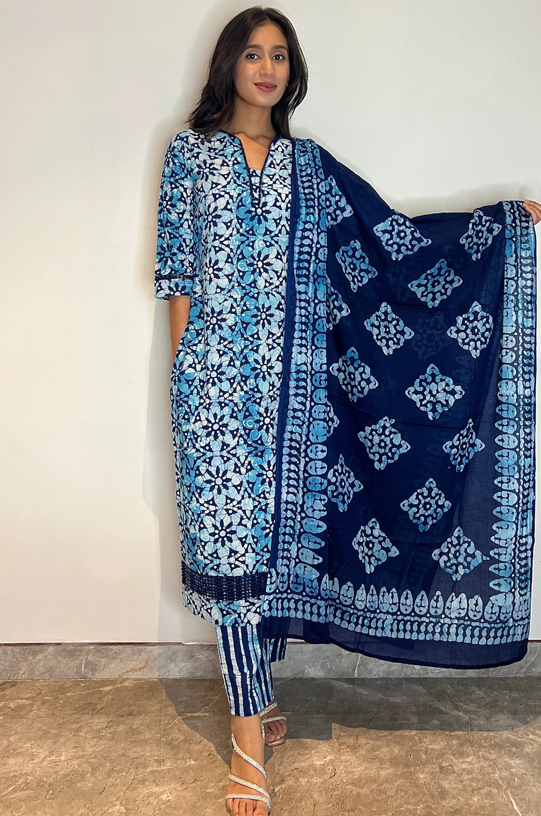 Batik Twilight Sky Suit Set