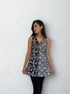 Batik Handprinted Top in Pink