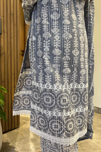 Silver Ash Batik Suit Set