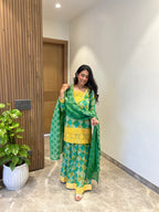 Saanjh Batik Sharara Ensemble