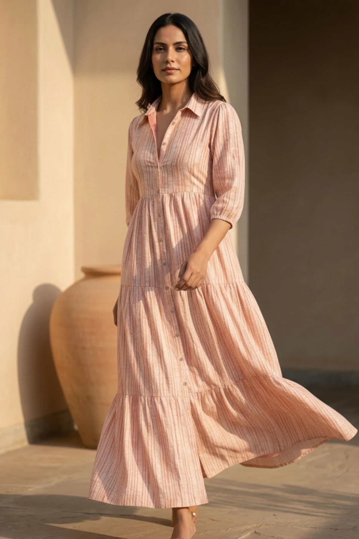 Batik Lurex Weave Dress