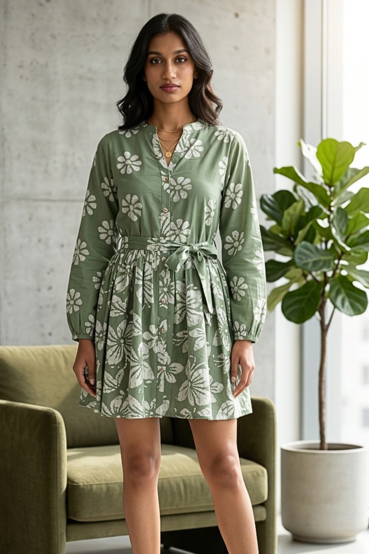 Sage Garden Dress
