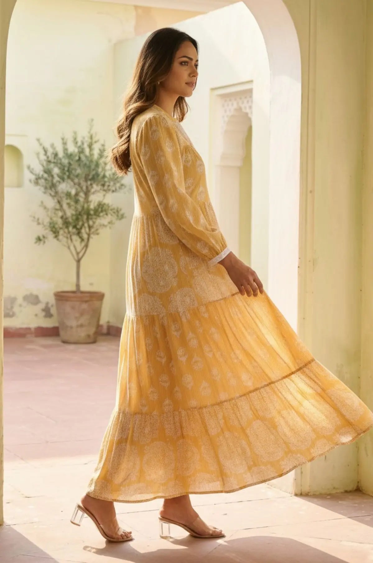 Batik Umbrella Dress