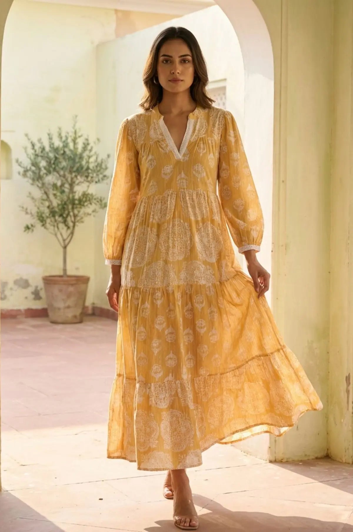 Batik Umbrella Dress