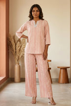 Batik Silver Stripe Co-Ord Set