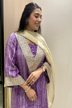 Amethyst Batik Suit Set