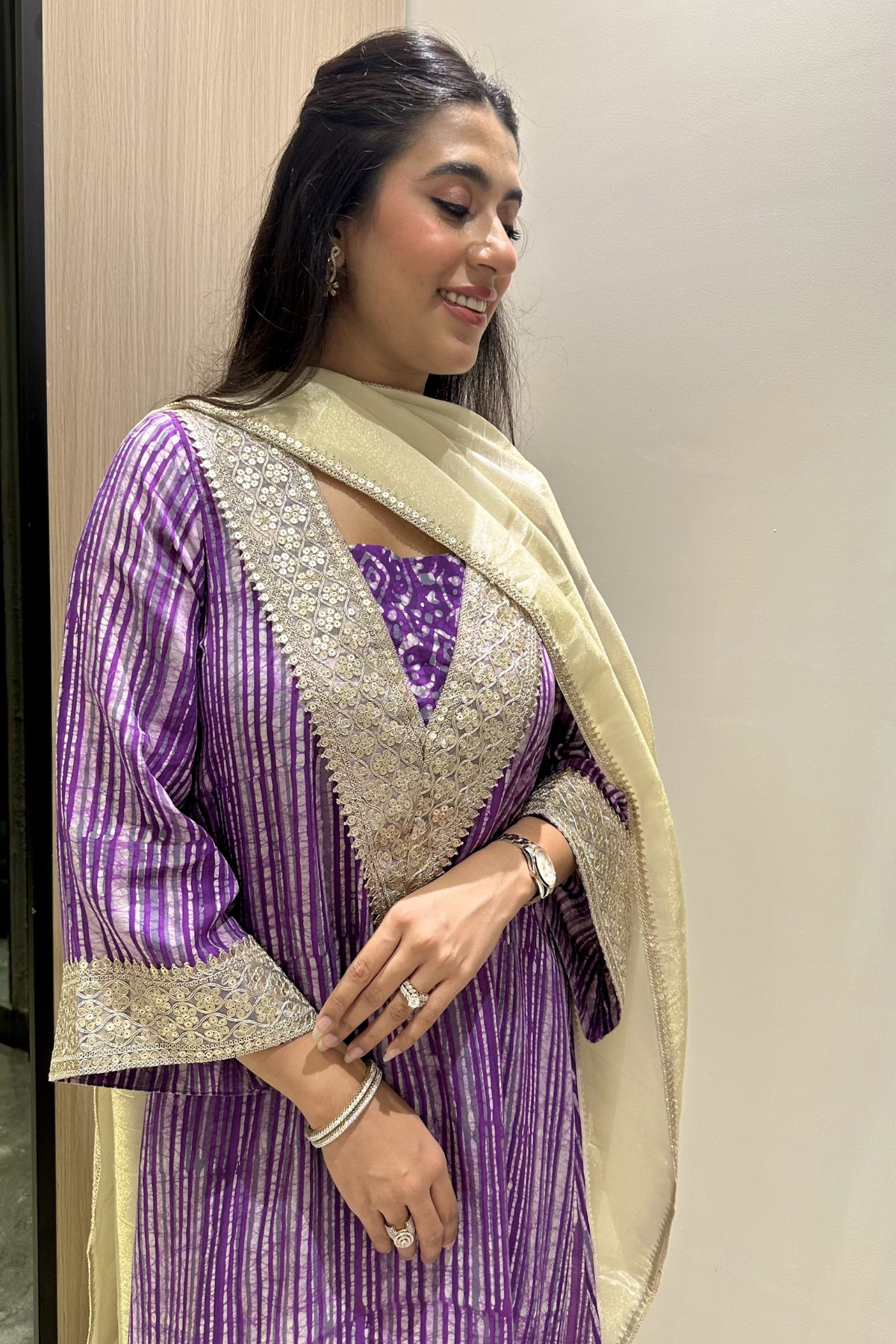Amethyst Batik Suit Set