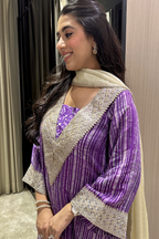 Amethyst Batik Suit Set