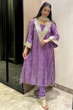 Amethyst Batik Suit Set