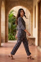 Batik Twilight Co-Ord Set - Black