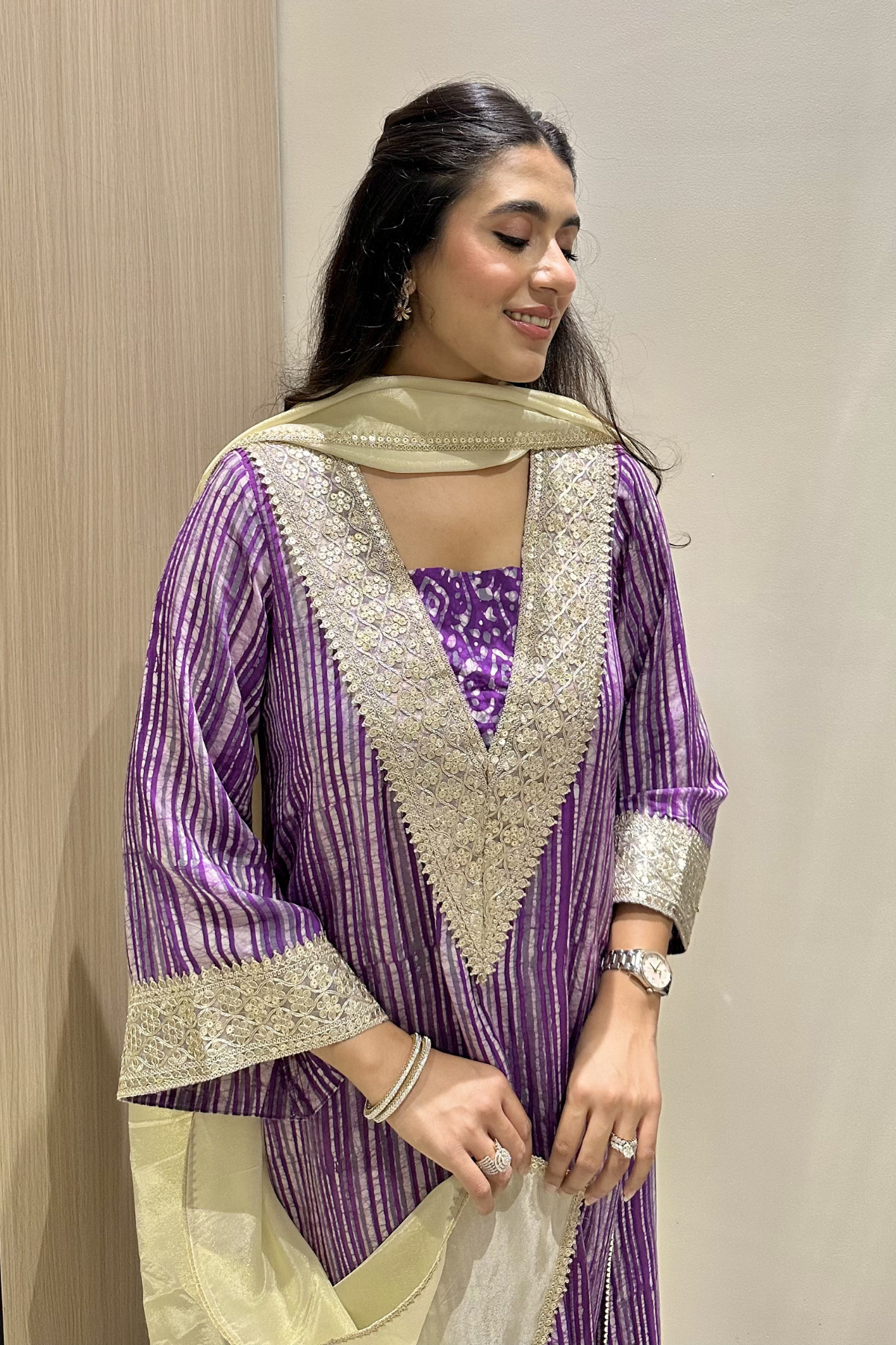 Amethyst Batik Suit Set