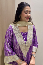 Amethyst Batik Suit Set