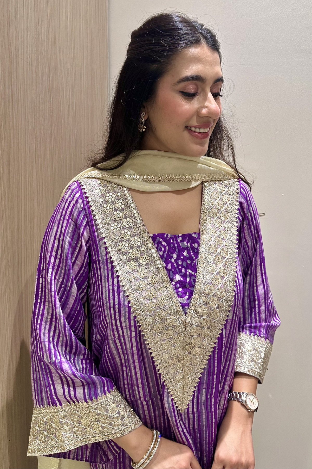 Amethyst Batik Suit Set