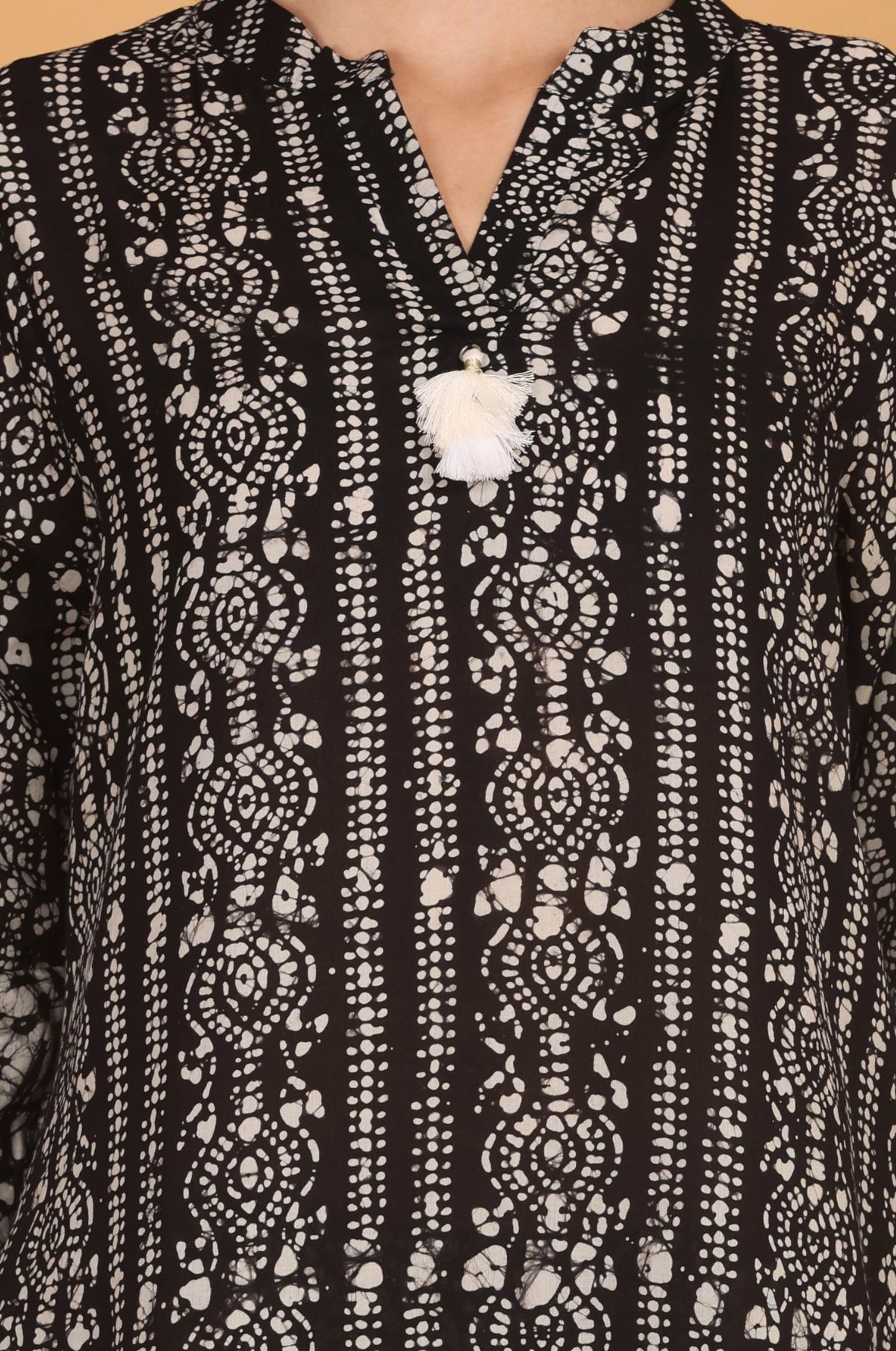 Batik Crazy In Love Suit Set - Black