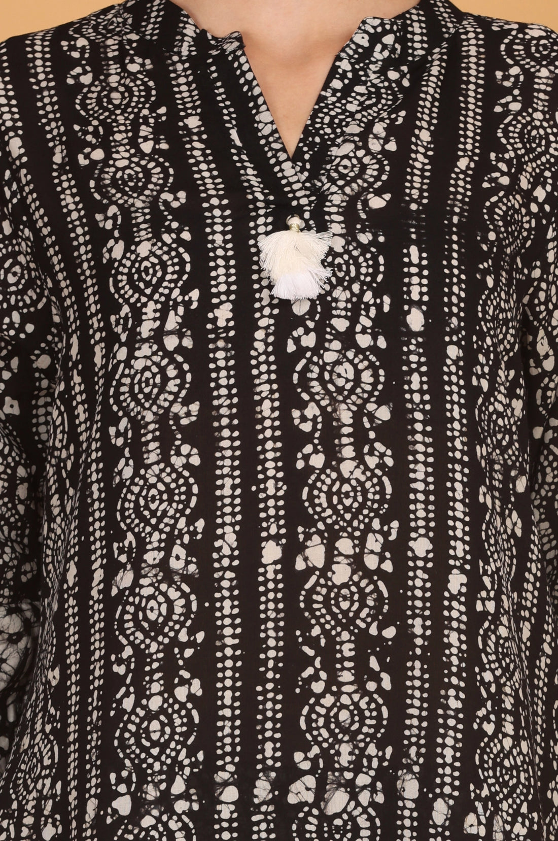 Batik Crazy In Love Suit Set - Black