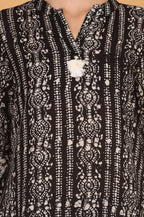 Batik Crazy In Love Suit Set - Black