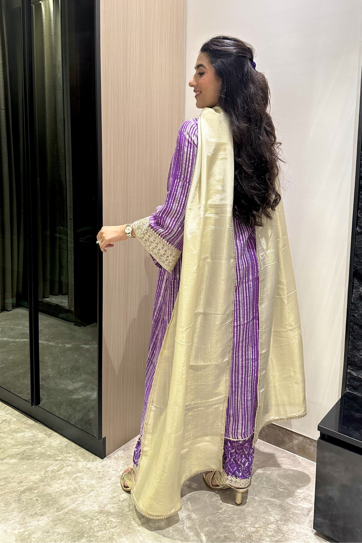 Amethyst Batik Suit Set