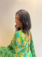Saanjh Batik Sharara Ensemble