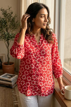 Scarlet Daisy Shirt