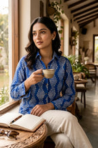 Sky Rhythm Modal Shirt