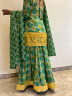 Saanjh Batik Sharara Ensemble