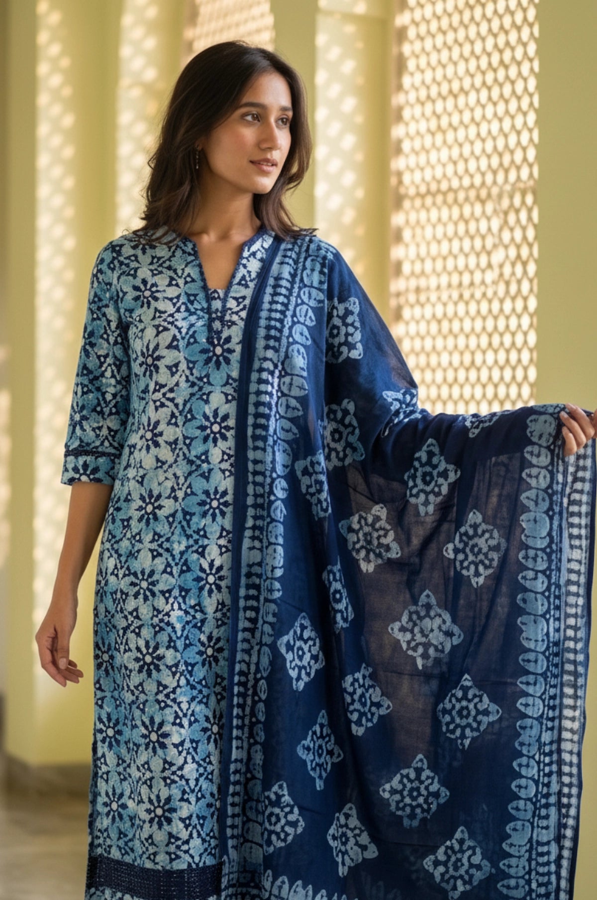 Batik Twilight Sky Suit Set