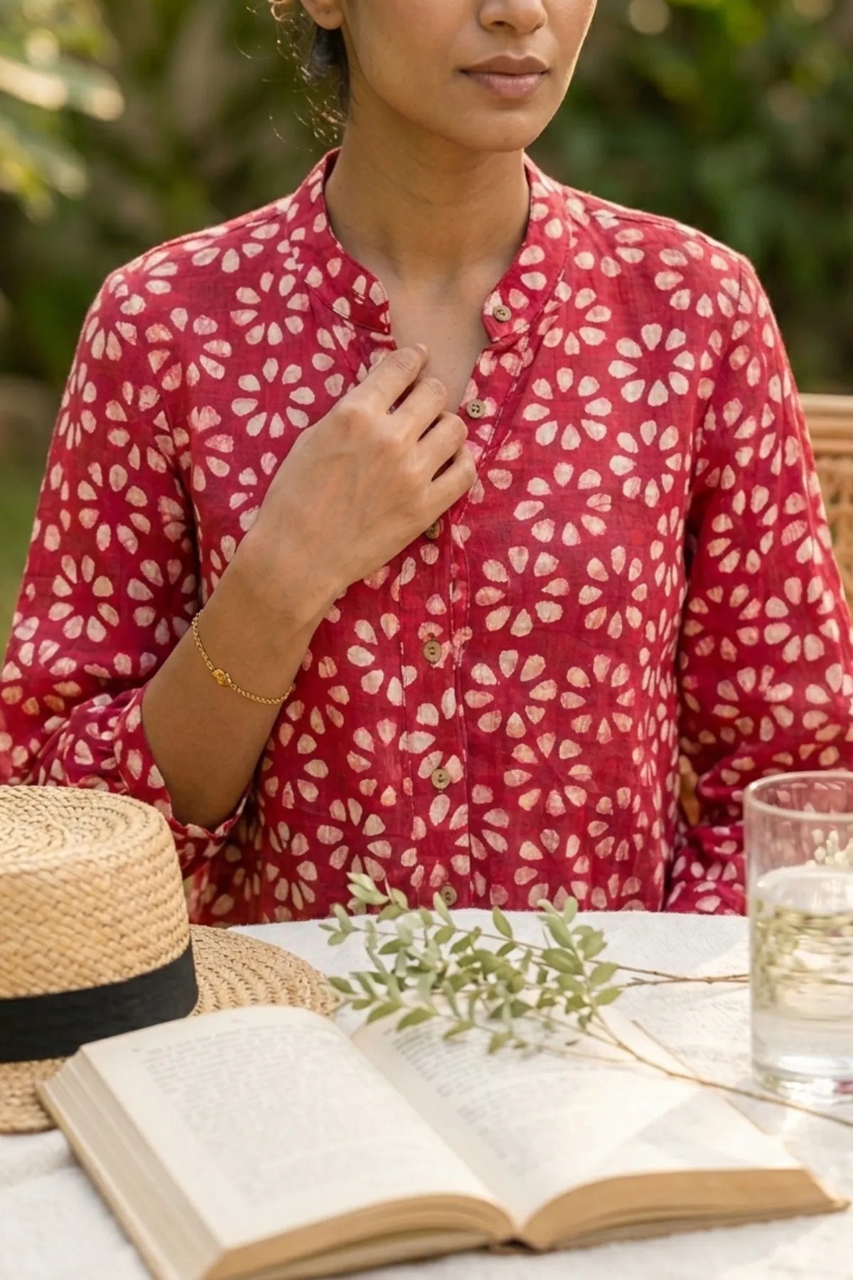 Scarlet Daisy Shirt